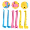 Gatuida 30Pcs Creative Giraffe Rulers for Portable Cartoon Straight Rulers