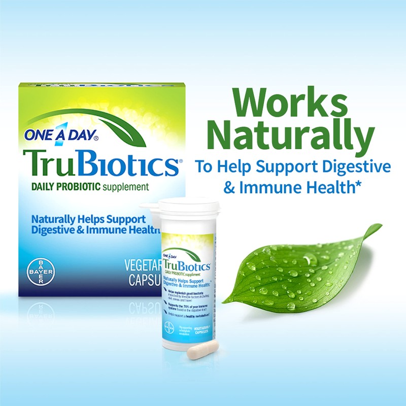 TruBiotics Daily Probiotic, 60 Capsules - Gluten Free, Soy Free