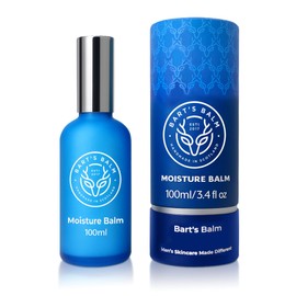 Bart’s Balm Premium Natural Moisturiser for Men 100ml | Light Weight, Non-Greasy, Mens Moisturiser Face. Mens Face Moisturiser, Featuring Hyaluronic Acid, Shea Butter, Argan Oil. Handmade in Scotland