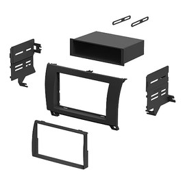 Double DIN Car Stereo Radio Mounting Installation Dash Kit with Pocket Compatible with Toyota Sequoia Tundra (Dash Kit) 2007 2008 2009 2010 2011
