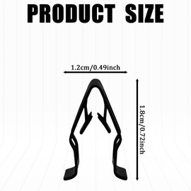 Msyuusr 20PCS Dashboard Trim Clips, Metal Car Dash Retainer Clips, Vehicle Interior Dash Panel Retainer Clips, Car Clips Replacement for Most Cars