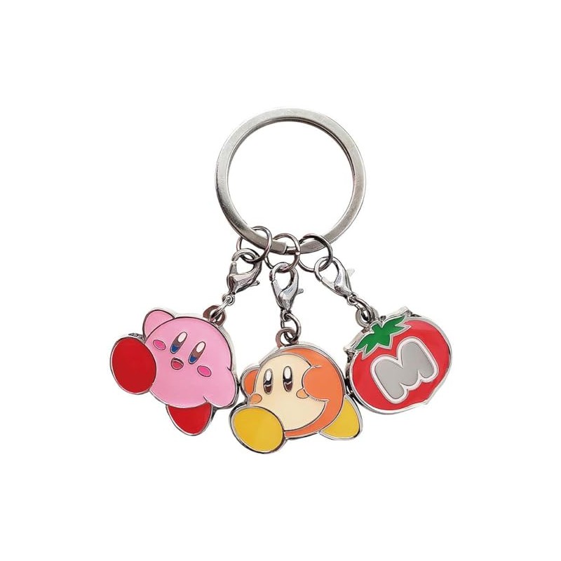 SK Japan Kirby Star 3 Row Key Ring, Kirby &