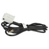 vhbw Aux Audio Adapter Cable Car Radio (120 cm) Compatible