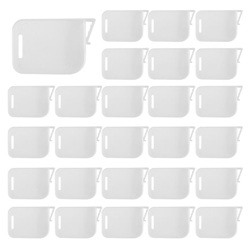 16 Counts Fridge Drawer Divider,Clear Refrigerator Organizer Bins Partition,Storage Baskets
