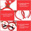 Christmas Headbands, Set of 10 Christmas Decorations Headpieces with Various