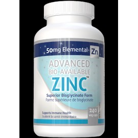Naturopathic Labs Zinc Bisglycinate 50mg - 240 + 60 V-Caps FREE