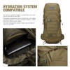 Mardingtop 50L Molle Hiking Internal Frame Backpacks with Rain Cover