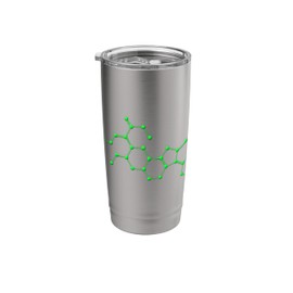 Kratom Molecule Gift for Kratom Advocate Men and Women Stainless Steel Insulated Tumbler