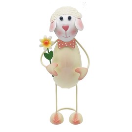 Lesser & Pavey Sheep with Flower Garden Ornaments | Lovely Gardening Gifts For Women & Men | Designed By Bright Eyes | Garden Decorations For Any Garden