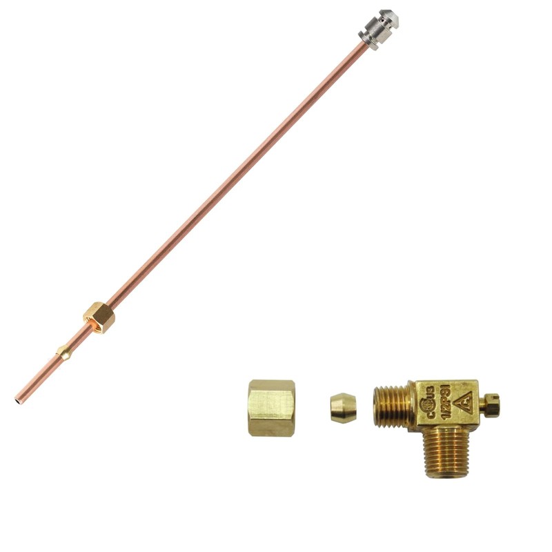 MCAMPAS Pilot Tube 3/16" OD X 20" Copper Pipe Bendable
