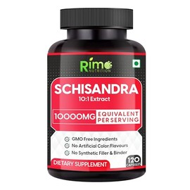 Rimo Nutrition Schisandra Supplement - Standardized to Schisandrins, Pure Schisandra Chinensis Fruit Extract, 120 Capsules