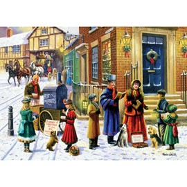 Gibsons The Carol Singers 500 Piece Jigsaw Puzzle | Christmas Jigsaw Puzzle