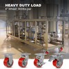 NINOSO 4" Heavy Duty Casters, Swivel Industrial Caster Wheels with