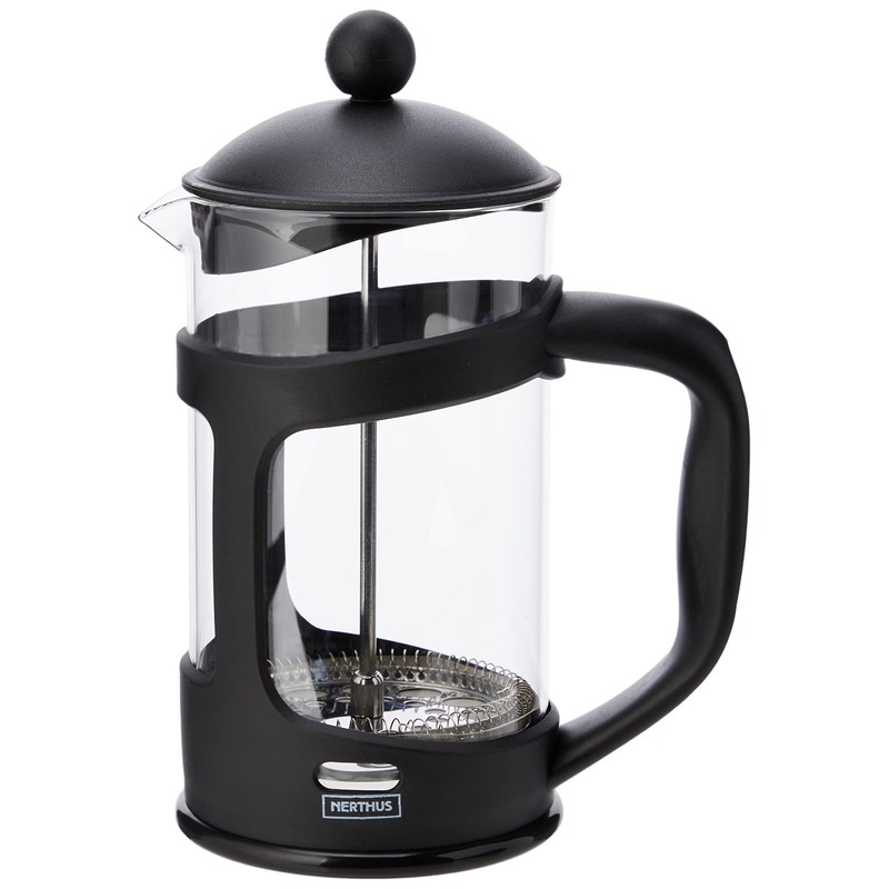 NERTHUS French Press French Press 800 ml, PP, Borosilicate Glass