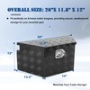 EASYBERG Trailer Tongue Box with Lock and Keys, 26" x