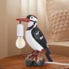 MOUFIER Bird Lamp Table Lamp,Woodpecker Design with LED Bulb,Modern Table