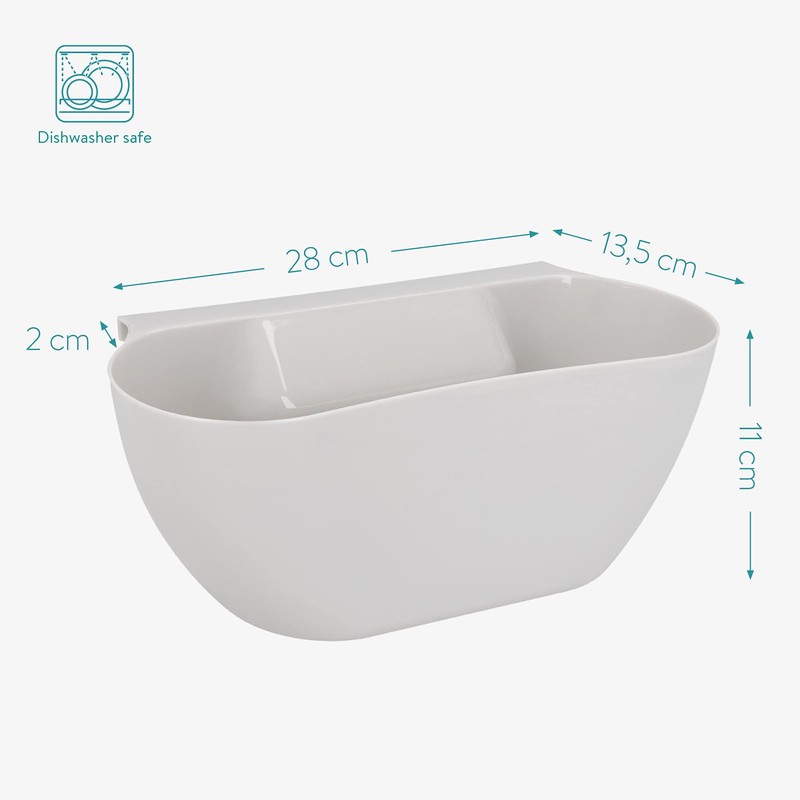 Navaris Hanging Waste Bins Set of 2 - Garbage for