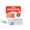 Wobble Cuñas de plástico flexibles Multiusos para nivelar muebles, mesas,