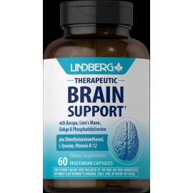 Lindberg Brain Support Supplement | 60 Vegetarian Capsules | Ultra Complex | by Lindberg