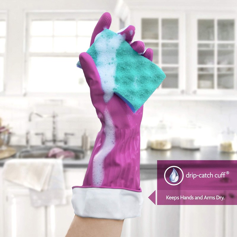 PLAYTEX Living Reuseable Rubber Cleaning Gloves (Small, 9 Pack), Premium