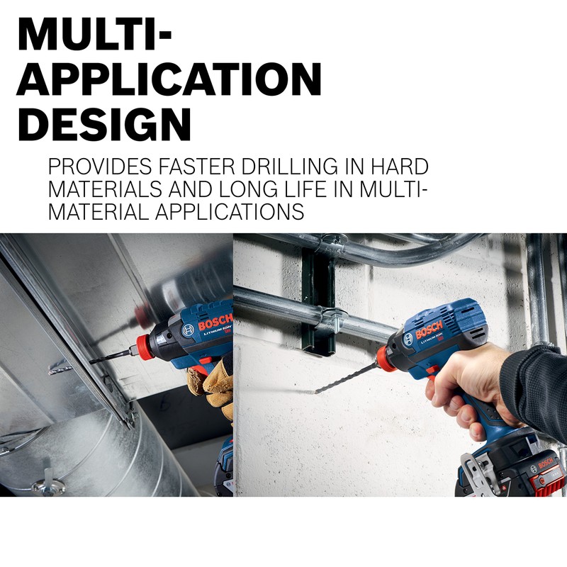 Bosch IMC500 5 pc. Impact MultiConstruction™ Drill Bit Set