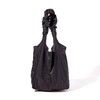 Francfranc Kushuraku Eco Bag, Ruffle, Black