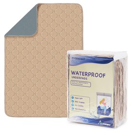 Alsunny Hospital Incontinence Pads for Bed 36x52 Inch(4Pack),Hide Stains Adult Bed Pads,Non Slip Heavy Absorbency Bed Pads Washable for Elderly,Bed Protector Pads,Waterproof Bed Pads Washable for Pet