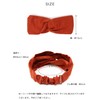 Hair Band Cross Design Mustard Solid Color Washable 100% Cotton