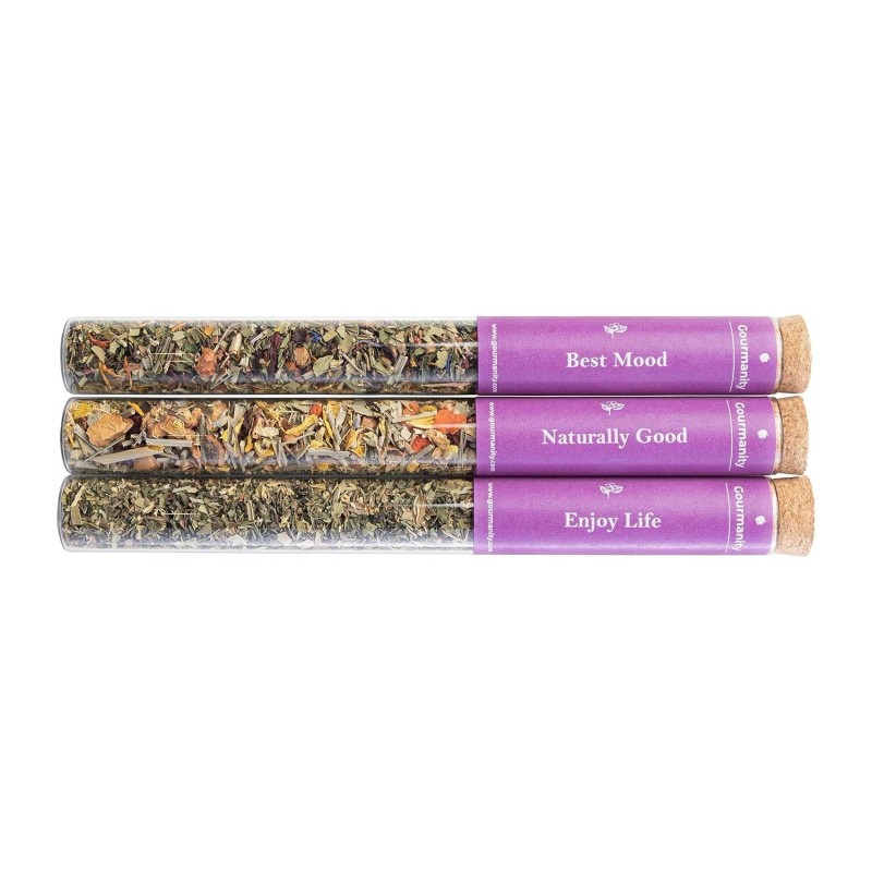 GOURMANITY Tea Sampler Gift Set Various Flavors - Flower Tea