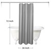 LaCyan Waterproof Waffle Shower Curtain, 258GSM Heavy Duty 3 Piece