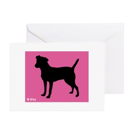 CafePress Patterdale Ipet Folded Greeting Cards (10-pack) Glossy