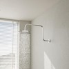 Naiture S Shaped Shower Arm, Gooseneck Shower Head Extension Arm,
