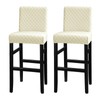 Lellen Bar Stool Covers Jacquard Pattern Bar Stool Chair Covers