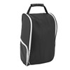 Golf Shoe Bag Convenient PU Leather Black Waterproof Dustproof Sport