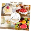 CIYODO Elegant Lidded Dessert Bowl Baking Pudding Rice Fruits Comfortable