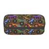 HKHEHOP Monster Cartoon Truck Pencil Case Big Capacity Storage Pencil
