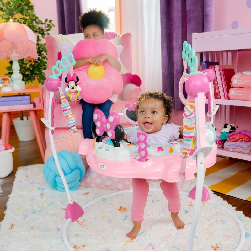 Centro De Actividades Bright Starts Minnie Rosa 13062 0650-rosa (Usado)