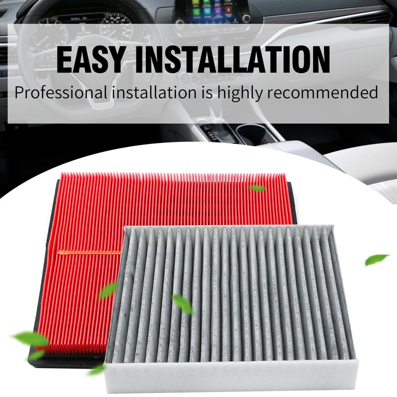 Anxingo 72880FL00A Cabin Air Filter and Engine Air Filter, Replacement
