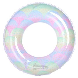 Macaron Float, 2.4 inches (60 mm) Diameter, Float, O Type, Translucent, Summer Vacation, Air Pump, Swimming, Cute, Pool, Beach, Swimming