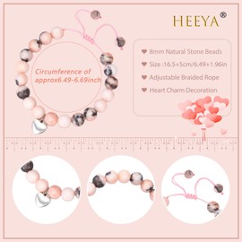 Bracelet Gifts for 14 Year Olds Girls, Sterling Silver Bracelets Adjustable Sweet Heart Charm Bracelets for 14 Year Old Gifts for Girls, Friendship Bracelet 14th Birthday Gifts for Her Daughter