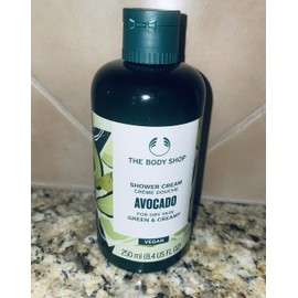 The Body Shop AVOCADO SHOWER Body Wash for Dry Skin, Vegan, 8.4 US FL OZ