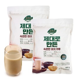 Donggangmaru (현대Hmall)영월농협 동강마루 제대로만든 속편한 미숫가루 800gx2봉 (Hyundai Hmall) Yeongwol Agricultural Cooperative Donggang Maru Properly Made Easy Drinking Misutgaru 800g x 2 bags