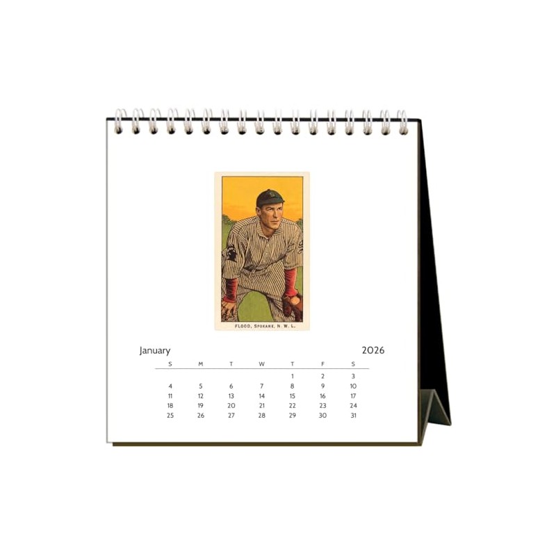 Baseball 2026 Desk Calendar