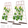 DOEWORKS Cucumber Trellis, 48" High Foldable A Frame Garden Trellis,