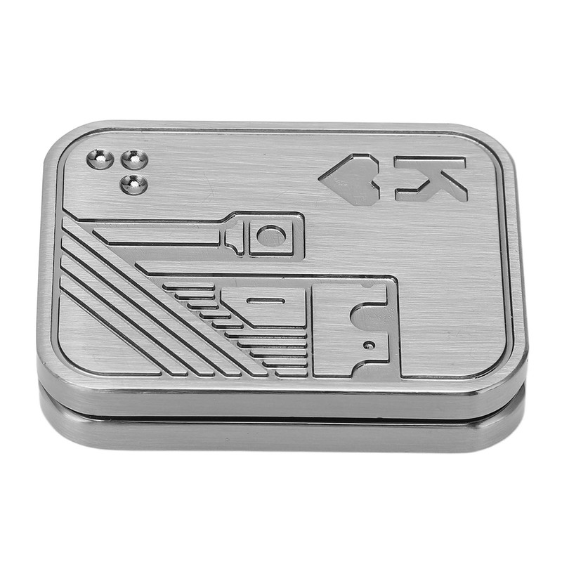 Magnetic Fingertip Push Slider Zinc Alloy EDC Stress Relief Push