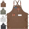 MODY RODY Durable Chef Apron with Pockets for Cooking in
