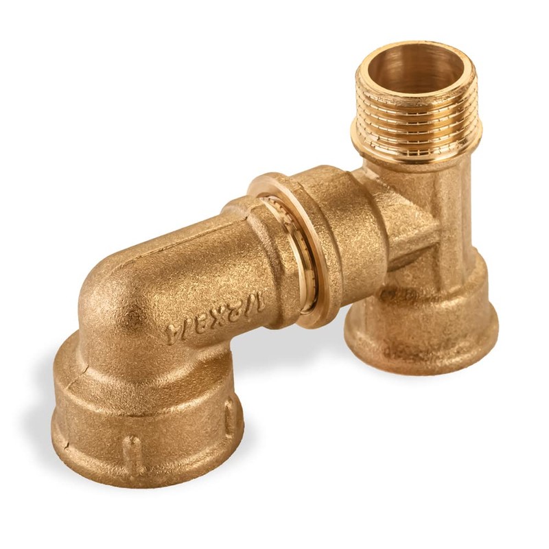 Brass Pipe Fitting 1/2" Male x 3/4" Female Brass Elbow