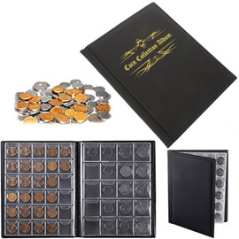 Coin Album, Coin Collection, Coin Album, Coin Storage Scrapbook, 480 Pieces Coin Storage, Coin Pockets, Coin Pockets, Album, Commemorative Coins, Accessories, Collector's Gifts