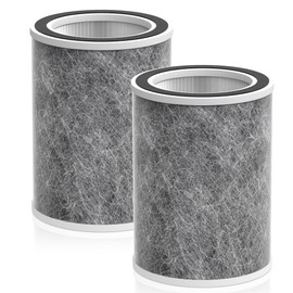 HP202 Replacement Filter Compatible with Shark HP201, HP202, HP302 UA205, AP1000 and for Shark HC501, HC502 Air Purifier MAX, 3-in-1 H13 Grade True HEPA Filter, Part # HE2FKBAS HE2FKBASMB, 2 Pack