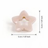 2 Pack Small Hair Claw Clips - 2 Inch Cute